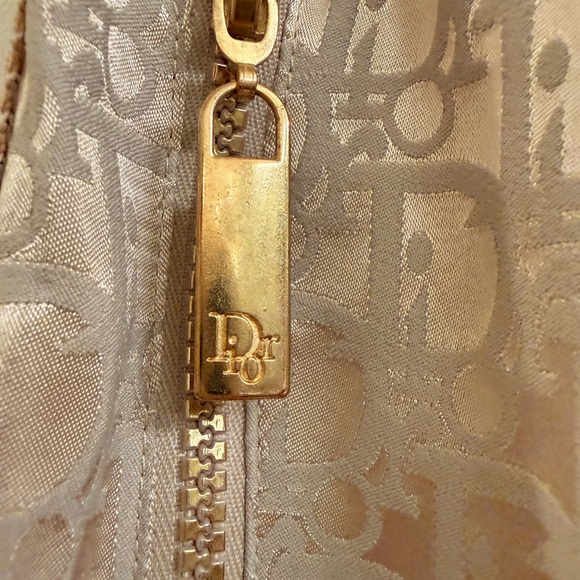 VINTAGE DIOR Beige Monogram Track Pants - Picture 5 of 8